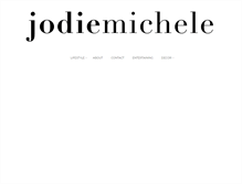 Tablet Screenshot of jodiemichele.com